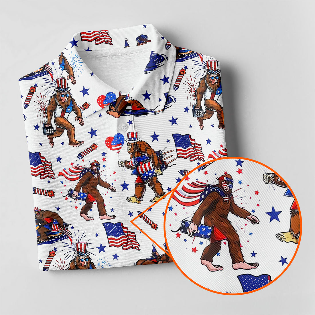 Bigfoot Sasquatch Funny Golf Polo Shirt, Ladies Golf Shirt, Women Golf Shirt, Funny Golf Gift