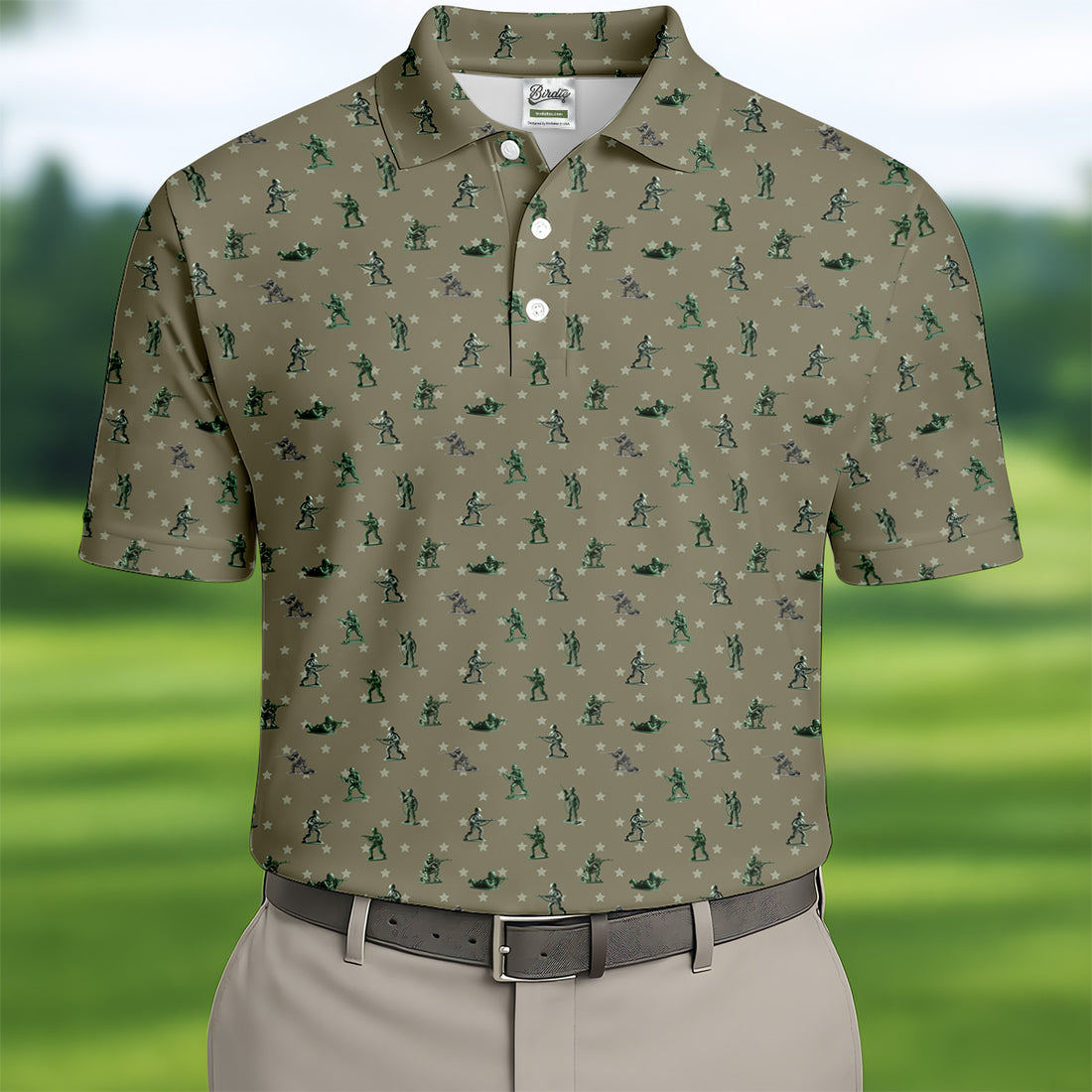 Veteran Brown Golf Tops For Men, Polo Shirts For Men, Gift For Veteran, Veterans Day Gift