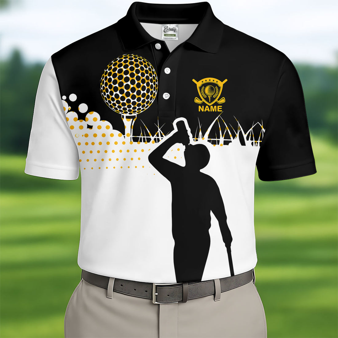 Golf And Beer That's Why I'm Here Hawaiian Golf Shirt, Men's Golf Shirt, Polo Shirts For Men