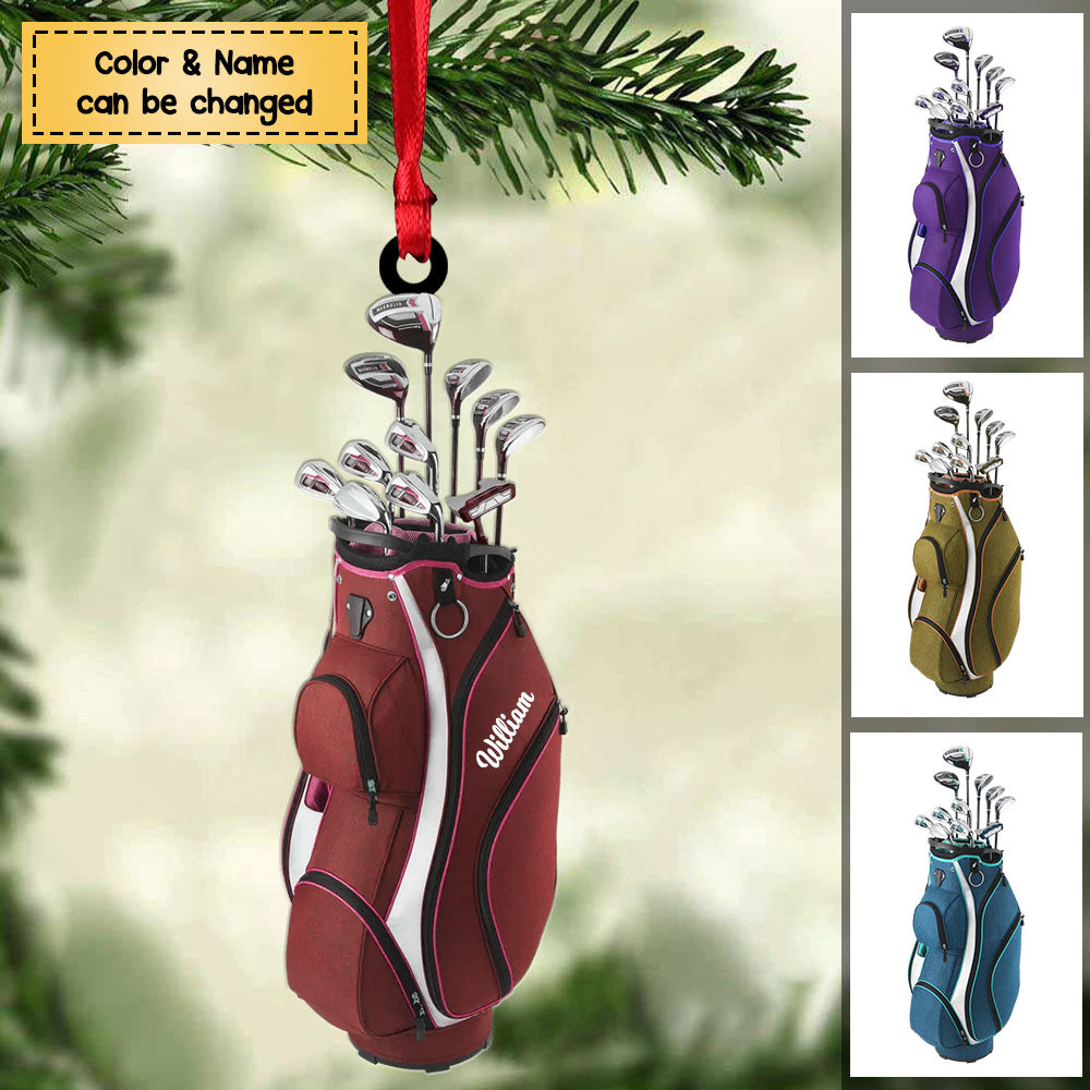 Golf Bag Keychain, Custom Key Chain, Golf Accessories, Gift For Golf Lover