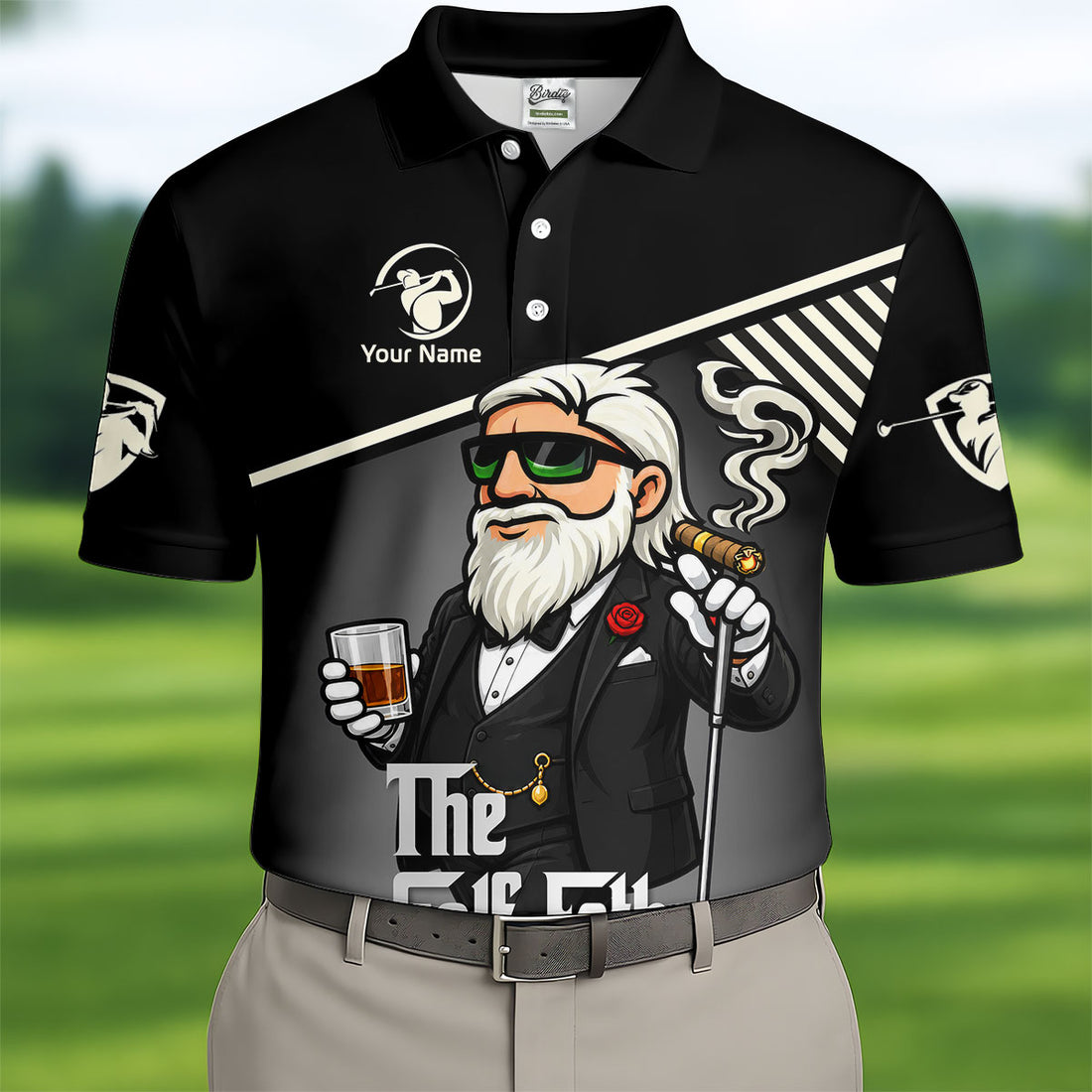 The Golf Father Custom Name Golf Man Funny Golf Shirts, Father's Day Golf Shirt, Golf Gift For Dad