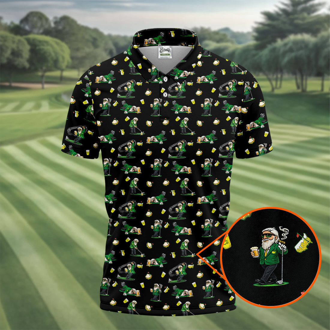 Funny Beer Pimento Cheese Golf Tournament Black Golf Shirt, Golf Shirts For Men, Polo Shirts For Men