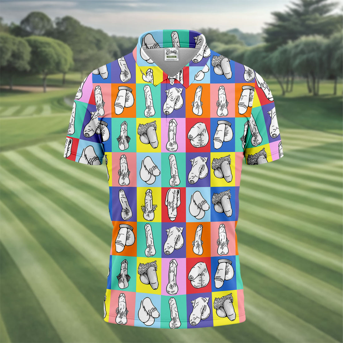 Funny Adult Humor Men's Golf Shirt, Naughty Men's Polo Shirt, Novelty Golf Gift For Men, Fun Golf Gift
