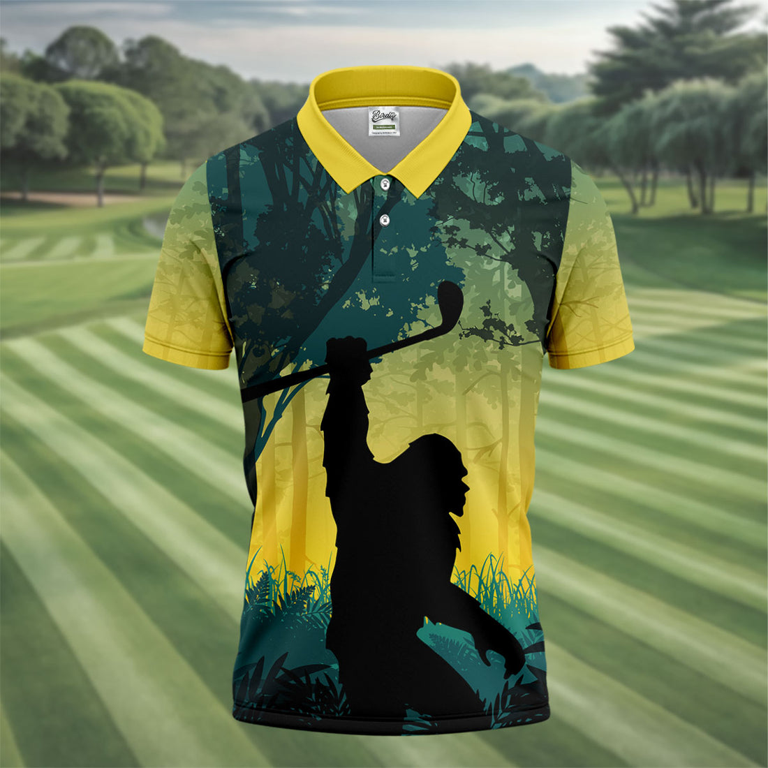 Bigfoot A Guy Like Me Is Hard To Find Men's Polo Shirt, Golf Polo Shirts For Men, Mens Golf Apparel