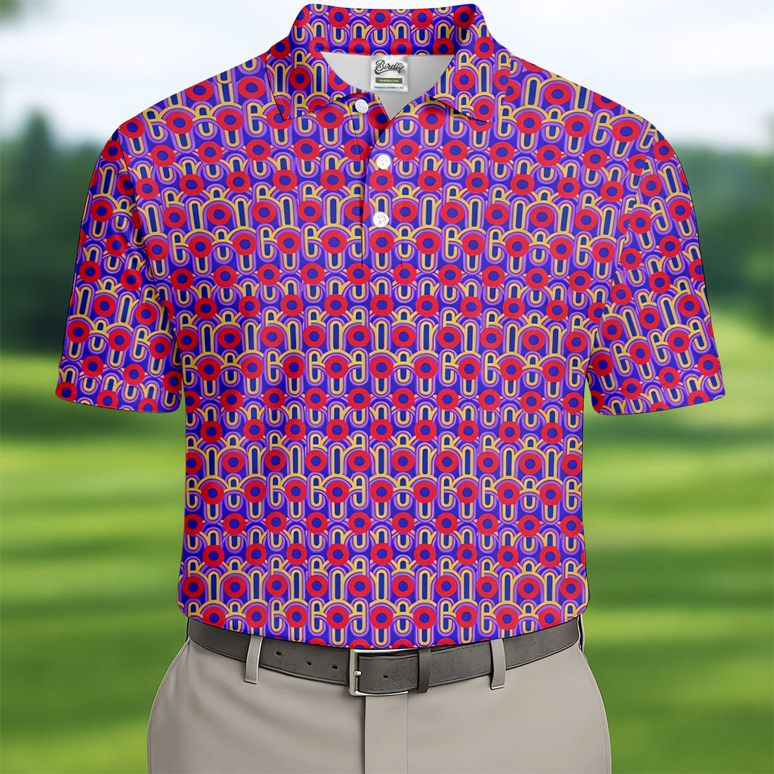 Phish Vegas Donut Retro Groovy Hawaiian Golf Shirt, Men's Golf Shirt, Polo Shirts For Men