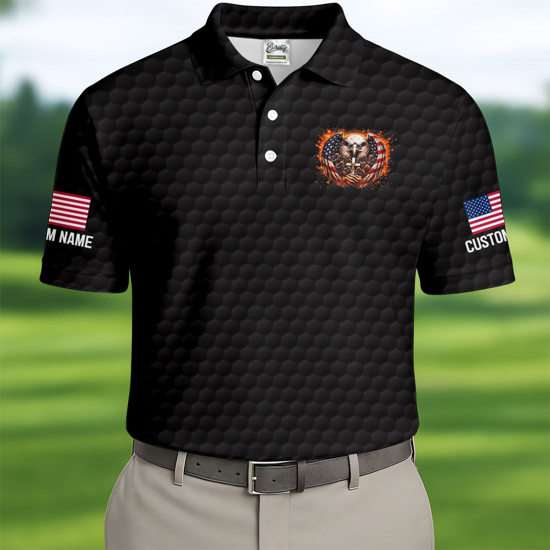 Remember The Fallen Faith Cross 250 Years Patriotic Golf Shirt, Veterans Day Memorial Golf Shirts For Men