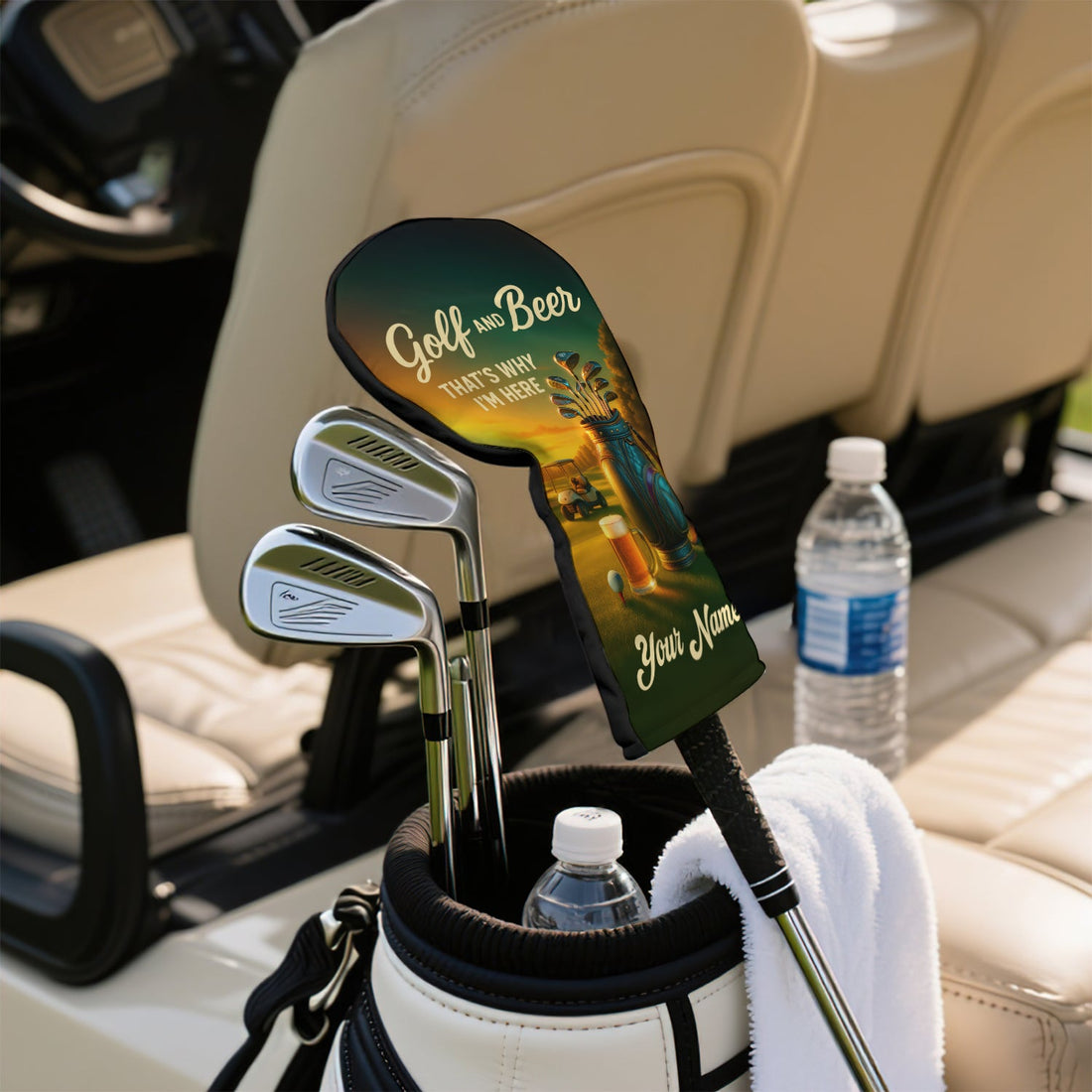 Beer Golf Head Cover For Men - Custom Golf Headcovers