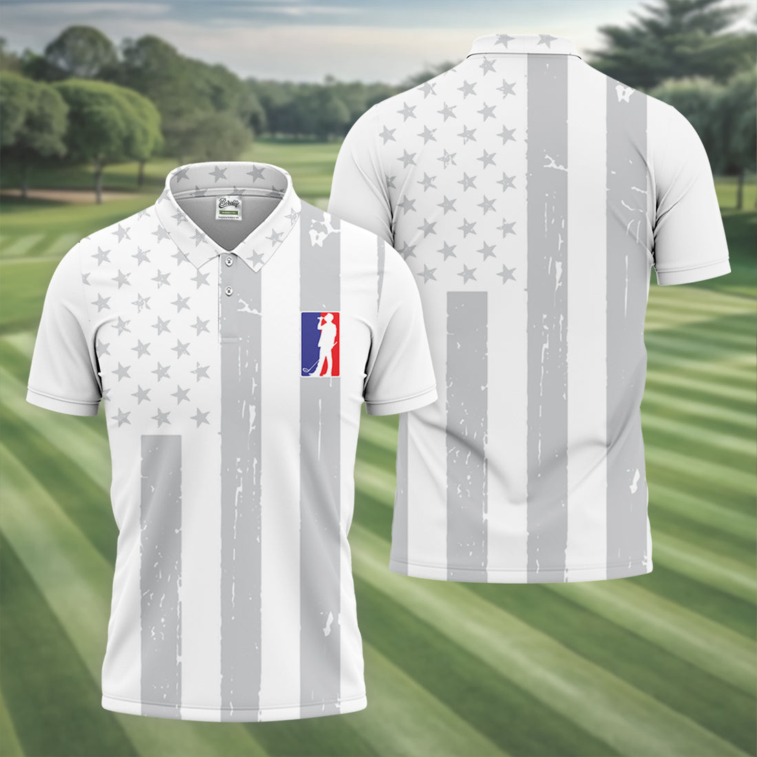 The Game Of Golf American Flag Patriot Golf Tops For Men, Polo Shirts For Men, Golf Shirts For Men