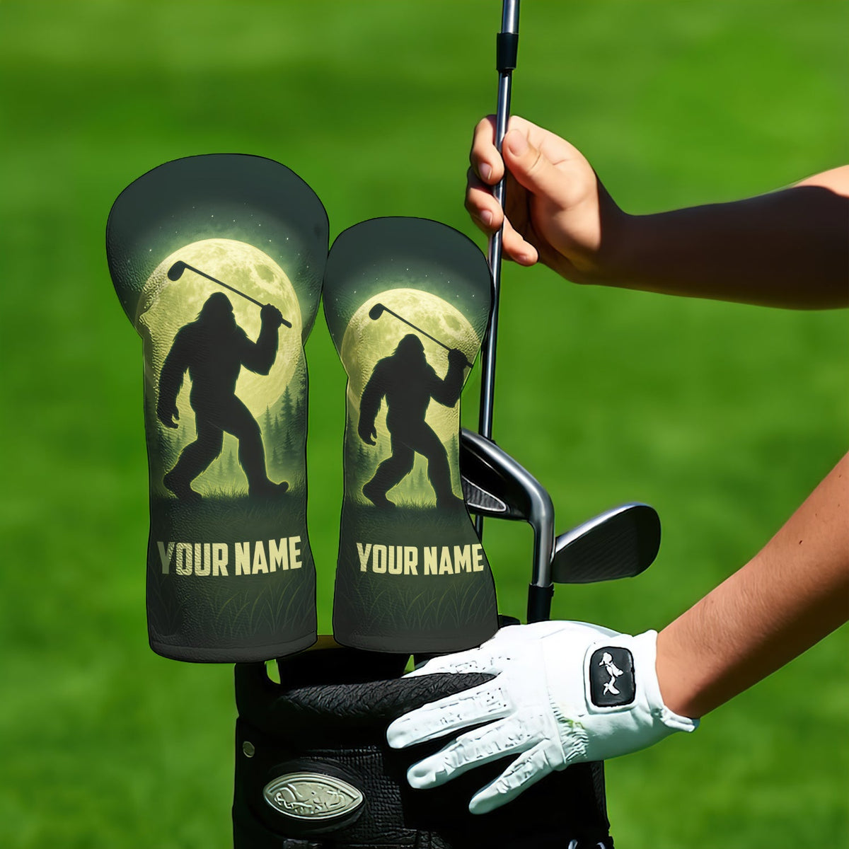 Personalized Bigfoot Golf Head Cover - Golf Gift For Men - View 5