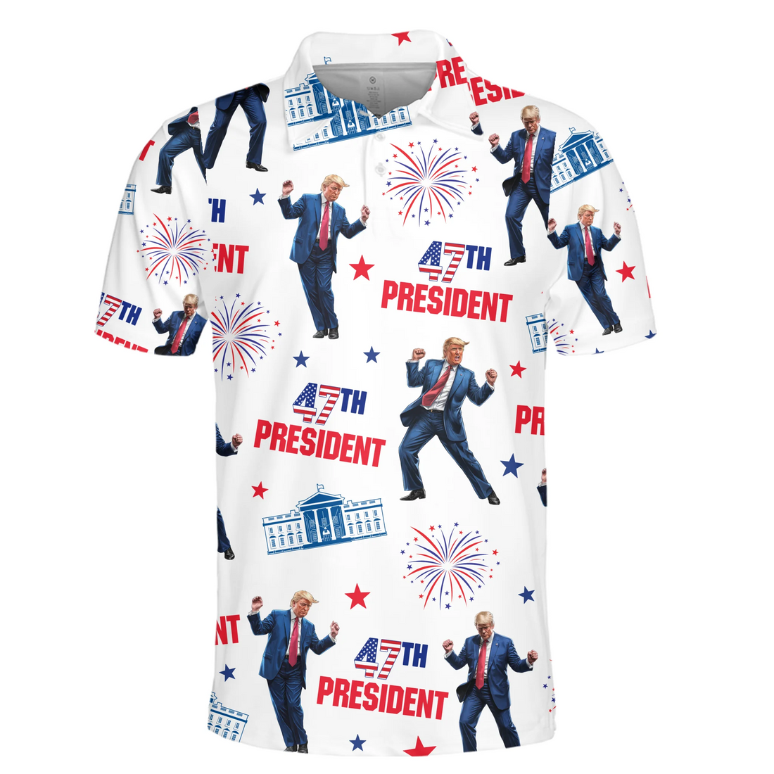 Winners Donâ€™t Miss Putts Or Elections Polo Shirt, US Patriotic Pride Men's Golf Polo Shirt, Patriotic Golf Shirt