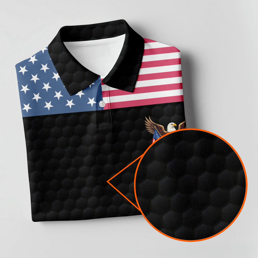 Patriotic Veteran Golf Shirt, American Flag 's Polo Shirt, Memorial Day And 4th Of July Golf Shirt