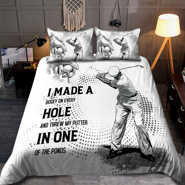 I Made A Bogey On Every Hole Bedding Sets, Sports Themed Bedroom Decor,  Bedroom Decor
