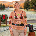 Tree Bikini Lights Ugly Christmas Sweater, Christmas Gifts, Christmas Sweater Gift
