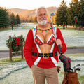 Santa Coat Bikini Ugly Christmas Sweater, Christmas Sweater Gift, Golf Lover Gifts