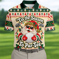 Tis The Season To Par-Tee Christmas Golf Shirt, Mens Golf Polo, Golf Shirts For Men