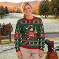 Ugly Christmas Sweater Festive Cat Lights, Ugly Sweater Party, Christmas Golf Gift