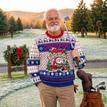 Ugly Christmas Sweater Santa Golf Balls, Ugly Sweater Party, Funny Christmas Outfit
