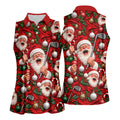 Santa Golf Ornaments Christmas Golf Shirt, Womens Golf Tops, Golf Gifts For Women