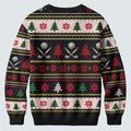 Ugly Christmas Sweater Santa Driving Range, Ugly Sweater Party, Holiday Party Sweater