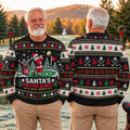 Ugly Christmas Sweater Santa Driving Range, Ugly Sweater Party, Holiday Party Sweater