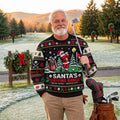 Ugly Christmas Sweater Santa Driving Range, Ugly Sweater Party, Holiday Party Sweater