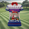 Santa Golf Balls Merry Christmas Golf Shirt, Womens Golf Tops, Womens Golf Clothing