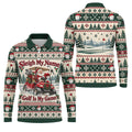 Sleigh My Name Golf Cart Christmas Golf Shirt, Mens Golf Polo, Mens Golf Apparel