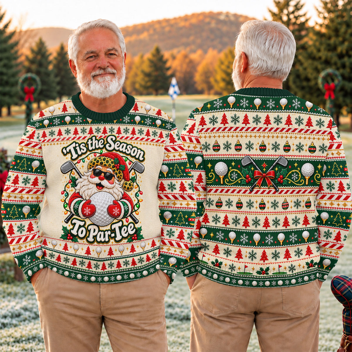 Ugly Christmas Sweater Tis The Season To Par-Tee, Ugly Sweater Party, Funny Xmas Gift