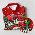 Retro Merry Christmas Script Christmas Golf Shirt, Womens Golf Tops, Ladies Golf Tops