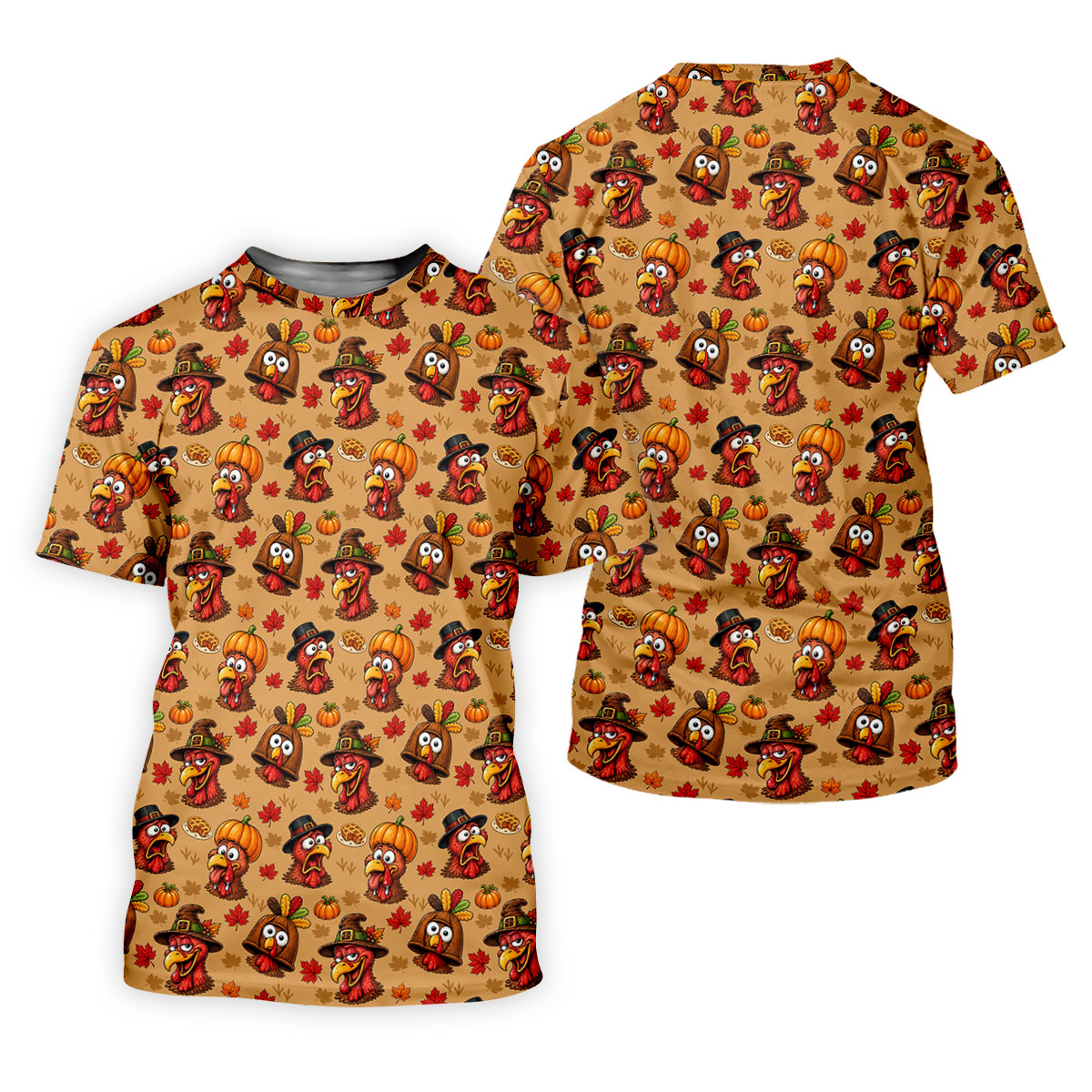 Pumpkingiving Thanksgiving Golf Shirt, Womens Golf Apparel, Womens Golf Clothing