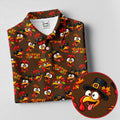 Turkey Squadgiving Thanksgiving Golf Shirt, Womens Golf Tops, Womens Golf Apparel