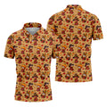 Pumpkingiving Thanksgiving Golf Shirt, Mens Golf Shirts, Mens Holiday Golf Shirts
