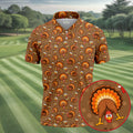 Feathergiving Thanksgiving Golf Shirt, Mens Golf Apparel, Funny Mens Golf Shirts