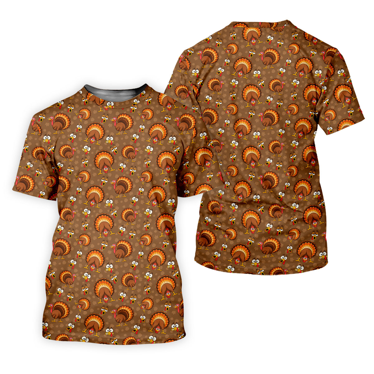 Feathergiving Thanksgiving Golf Shirt, Mens Golf Apparel, Funny Mens Golf Shirts