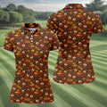 Turkey Squadgiving Thanksgiving Golf Shirt, Womens Golf Tops, Womens Golf Apparel