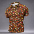 Turkey Squadgiving Thanksgiving Golf Shirt, Mens Golf Polo, Funny Mens Golf Shirts