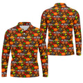 Thanksgiving Oh Snap Pumpkin Golf Shirt, Mens Golf Polo, Mens Holiday Golf Shirts