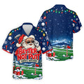 Better Not Putt Santa Christmas Golf Shirt, Golf Shirts For Men, Mens Golf Apparel