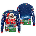 Better Not Putt Santa Christmas Golf Shirt, Golf Shirts For Men, Mens Golf Apparel