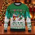 Ugly Christmas Sweater Santa Hole In One, Ugly Sweater Party, Christmas Sweater Gift