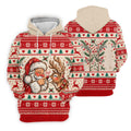 Santa Reindeer Christmas Golf Shirt, Golf Shirts For Women, Womens Golf Clothing
