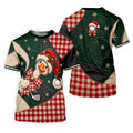 Santa Hat Goose Golfer Christmas Golf Shirt, Golf Gifts For Women, Womens Golf Shirts