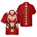 Plaid Bra Santa Suit Christmas Golf Shirt, Golf Gifts For Men, Mens Golf Clothing