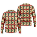Tree Patchwork Plaid Christmas Golf Shirt, Golf Shirts For Men, Mens Golf Apparel