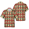 Tree Patchwork Plaid Christmas Golf Shirt, Golf Shirts For Men, Mens Golf Apparel