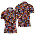 Helmet Football Fall Thanksgiving Golf Shirt, Golf Gifts For Men, Mens Golf Clothing