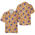Yellow Football Leaves Thanksgiving Golf Shirt, Golf Shirts For Men, Mens Golf Shirts