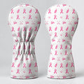 Pink Ribbon Breast Cancer Awareness Golf Head Cover, Ladies Golf Gift, Gift For Her