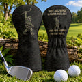 Not All Who Wander Are Lost Camo Bigfoot Headcover, Golf Gift For Men, Fun Golf Gift