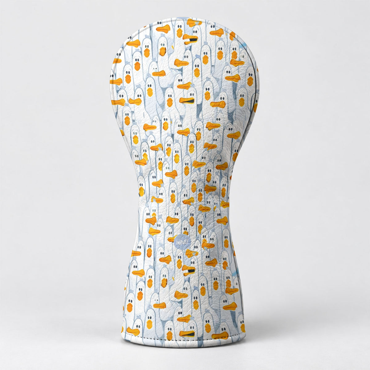 Mine Mine Mine Seagull Beach Pattern Golf Head Cover, Gift For Golfers, Fun Golf Gift